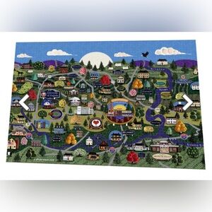 NEW NWT NIB Kevin Poorman Colorful Jigsaw Puzzle Charlottesville VA 252 Pieces